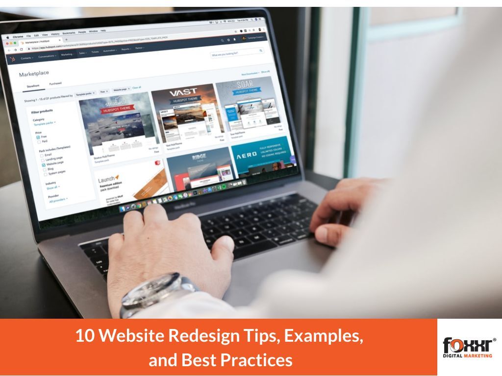web redesign tips