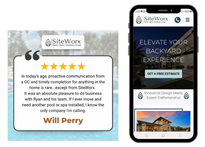 Pool builder marketing