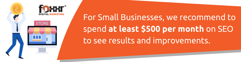 Small business seo cost
