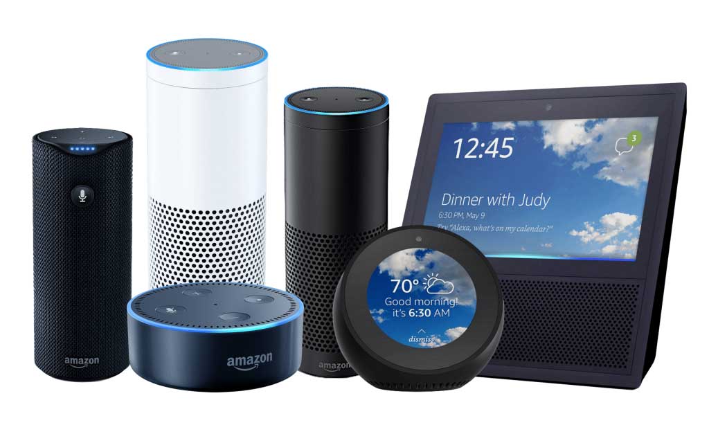 Amazon echo devices powered by bing