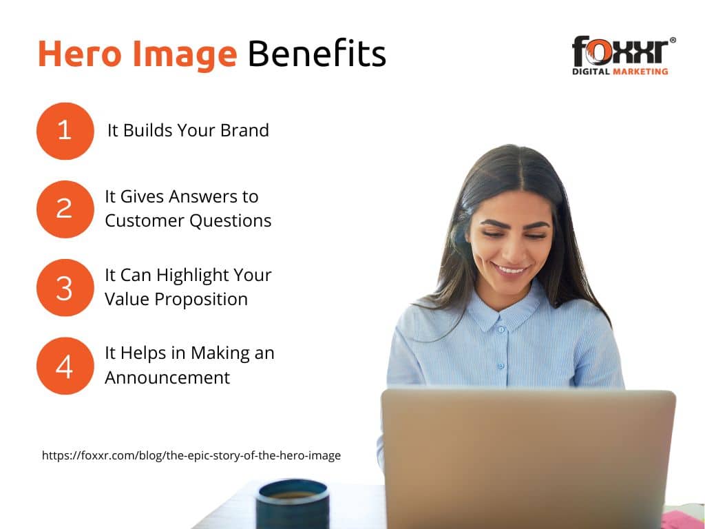 Hero image benefits infographics