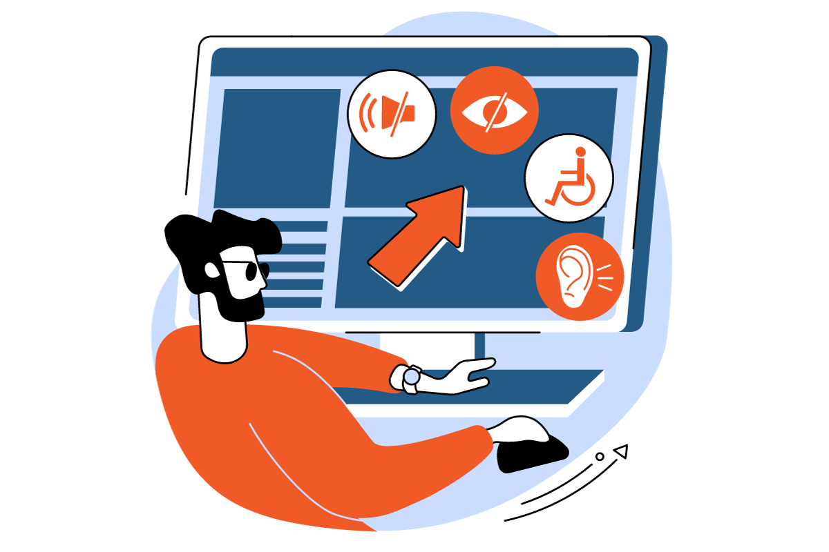 Website accessibility icon