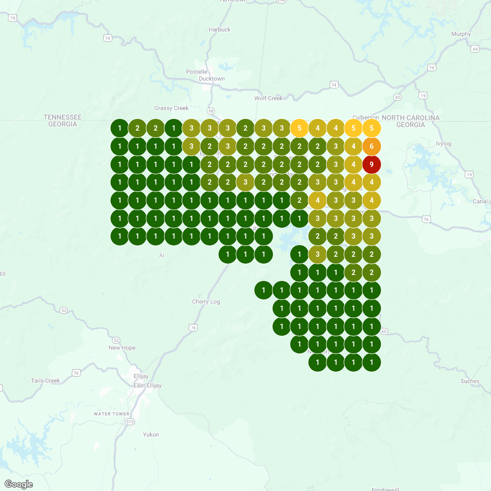 James thomas grid points