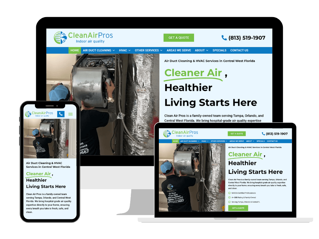 Air duct cleaning & hvac services in central west florida