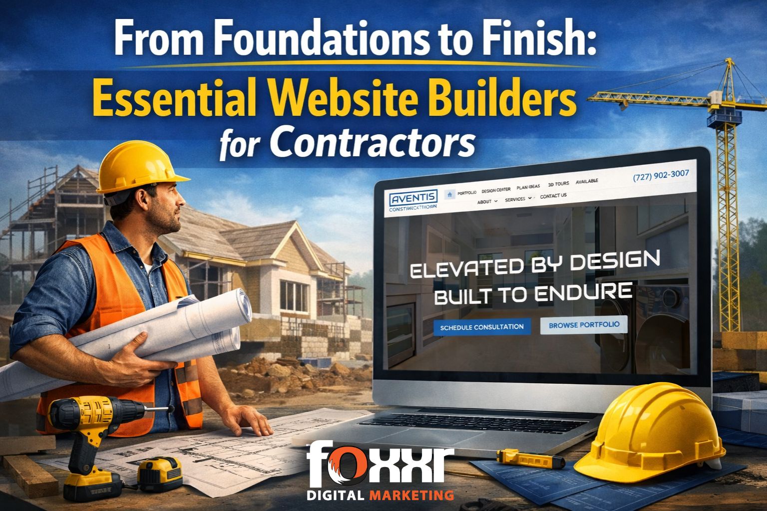 Contractor website builder