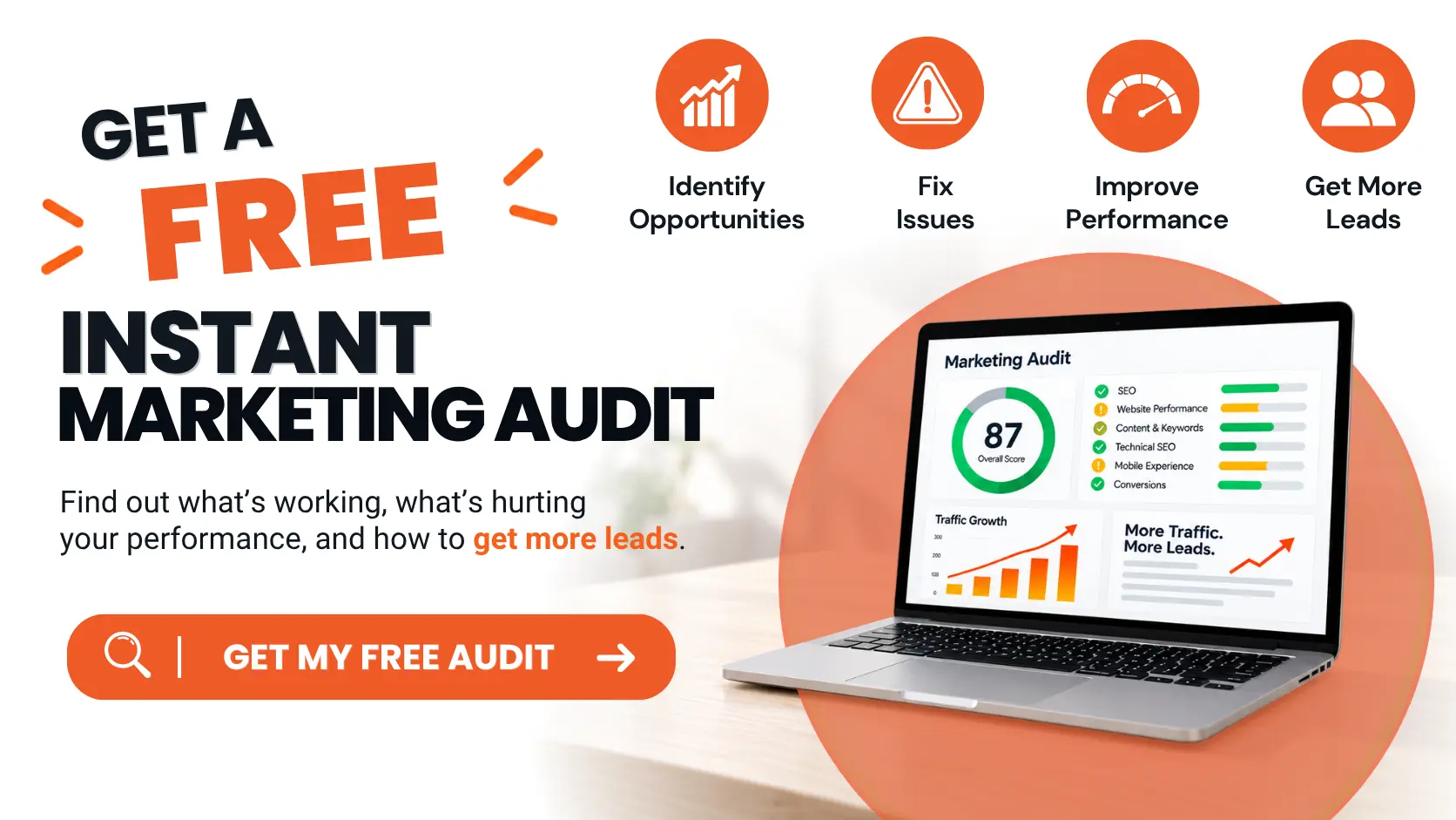 Get your free instant marketing audit.